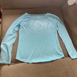 Justice Girls Long Sleeve  Blouse Size 12